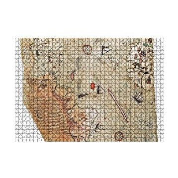 Cakapuzzle Piri Reis Haritası 120 Parça Ahşap Puzzle