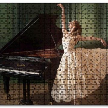 Cakapuzzle Piyano ve Balerin Mdf 1000 Parça Puzzle