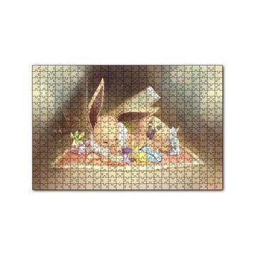 Cakapuzzle Pokemon Ailesi Rockruff Görseli 120 Parça Ahşap Puzzle
