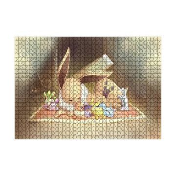 Cakapuzzle Pokemon Ailesi Rockruff Görseli 120 Parça Ahşap Puzzle