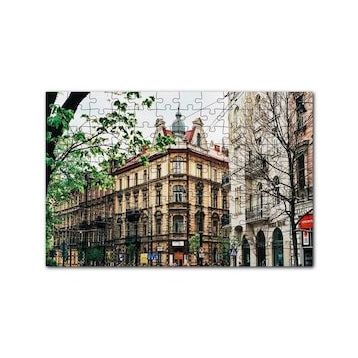 Cakapuzzle Polonya Krakov Şehir Manzarası 120 Parça Ahşap Puzzle