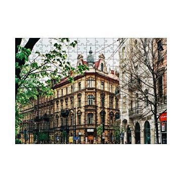 Cakapuzzle Polonya Krakov Şehir Manzarası 120 Parça Ahşap Puzzle