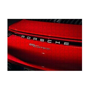 Cakapuzzle Porsche 911 Carrera Arka Yakın Plan 120 Parça Ahşap Puzzle