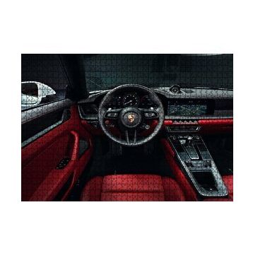 Cakapuzzle Porsche 911 Carrera Cabrio İç Görünüş 120 Parça Ahşap Puzzle