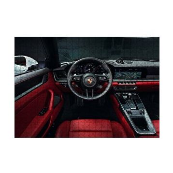 Cakapuzzle Porsche 911 Carrera Cabrio İç Görünüş 120 Parça Ahşap Puzzle