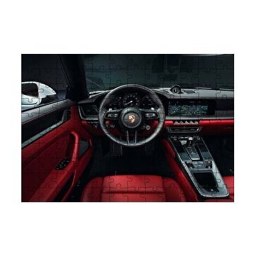 Cakapuzzle Porsche 911 Carrera Cabrio İç Görünüş 120 Parça Ahşap Puzzle