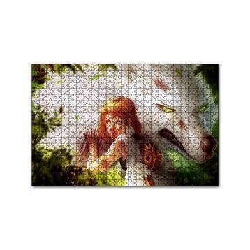 Cakapuzzle Prenses mononoke 2019 Anime Karakter 120 Parça Ahşap Puzzle