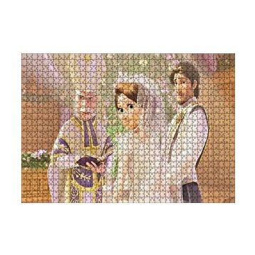 Cakapuzzle Prenses Rapunzel Evlenme Töreni Görseli 120 Parça Ahşap Puzzle