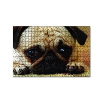 Cakapuzzle Pug Cinsi Köpek 120 Parça Ahşap Puzzle