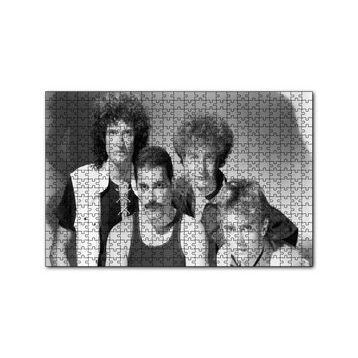 Cakapuzzle Queen Grup Üyeleri Siyah Beyaz 120 Parça Ahşap Puzzle