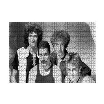 Cakapuzzle Queen Grup Üyeleri Siyah Beyaz 120 Parça Ahşap Puzzle