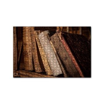 Cakapuzzle Rafta Eski Antika Kitaplar 120 Parça Ahşap Puzzle