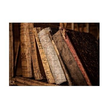 Cakapuzzle Rafta Eski Antika Kitaplar 120 Parça Ahşap Puzzle