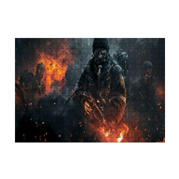 Cakapuzzle Rainbow Six Siege Tom Clancy The Division 120 Parça Ahşap Puzzle