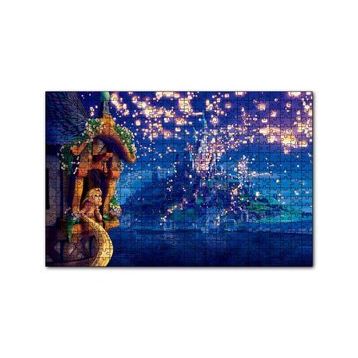 Cakapuzzle Rapunzel Masalı Ve Şato 120 Parça Ahşap Puzzle
