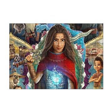 Cakapuzzle Raya and the Last Film Afişi 120 Parça Ahşap Puzzle