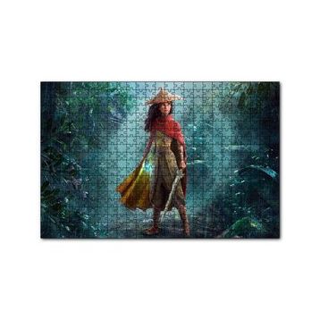 Cakapuzzle Raya ve Son Ejderha 120 Parça Ahşap Puzzle