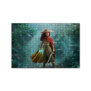 Cakapuzzle Raya ve Son Ejderha Ormanda Görseli 120 Parça Ahşap Puzzle