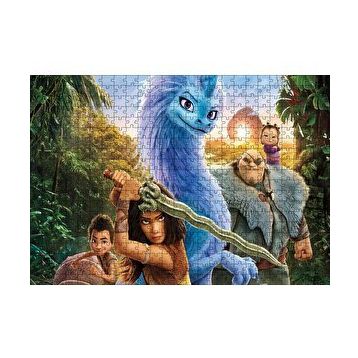 Cakapuzzle Raya ve Son Ejderha Savunmada Görseli 120 Parça Ahşap Puzzle