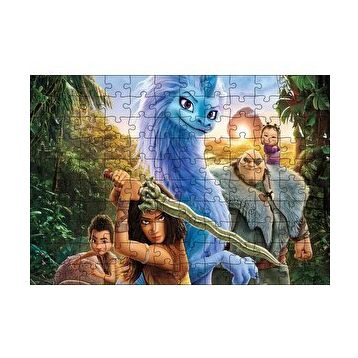 Cakapuzzle Raya ve Son Ejderha Savunmada Görseli 120 Parça Ahşap Puzzle