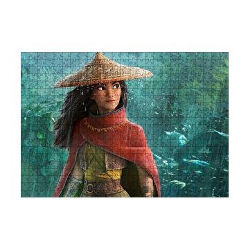 Cakapuzzle Raya ve Son Ejderha Yağmurda Görseli 120 Parça Ahşap Puzzle