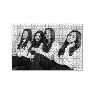 Cakapuzzle Red Velvet Siyah Beyaz 120 Parça Ahşap Puzzle