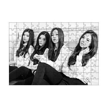 Cakapuzzle Red Velvet Siyah Beyaz 120 Parça Ahşap Puzzle