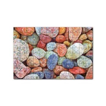 Cakapuzzle Rengarenk Deniz Taşları 120 Parça Ahşap Puzzle