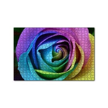 Cakapuzzle Rengarenk Gül Yakın Çekim 120 Parça Ahşap Puzzle