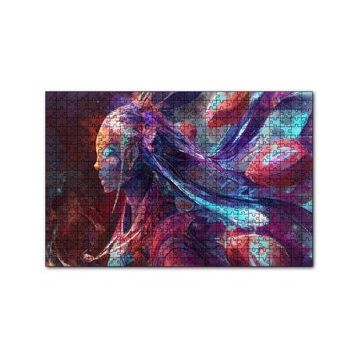 Cakapuzzle Renklerin Kızı Dijital Görsel 120 Parça Ahşap Puzzle