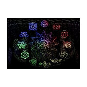 Cakapuzzle Renklerle Burç Sembolleri 120 Parça Ahşap Puzzle