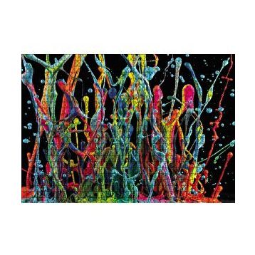 Cakapuzzle Renkli Boya Damlaları 120 Parça Ahşap Puzzle
