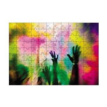 Cakapuzzle Renkli Eğlenceli Festival 120 Parça Ahşap Puzzle
