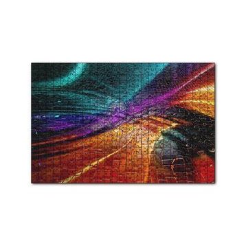 Cakapuzzle Renkli Gradyanlar ve Yansımaları 120 Parça Ahşap Puzzle