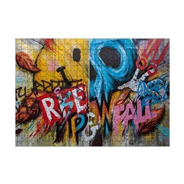 Cakapuzzle Rise And Fall Duvar Boyama 120 Parça Ahşap Puzzle