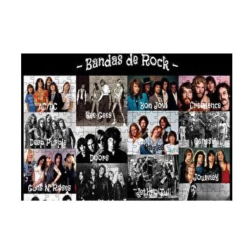 Cakapuzzle Rock Grupları 120 Parça Ahşap Puzzle