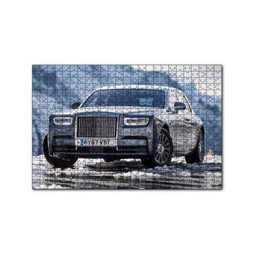 Cakapuzzle Rolls Royce Hayalet Araba Görseli 120 Parça Ahşap Puzzle