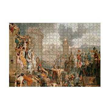 Cakapuzzle Roma Savaşları Görseli 120 Parça Ahşap Puzzle