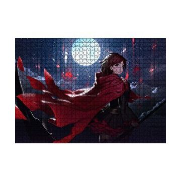 Cakapuzzle Ruby Rose ve Dolunay 120 Parça Ahşap Puzzle