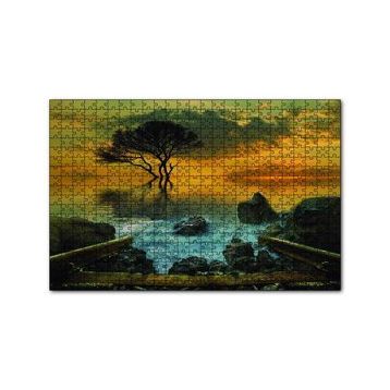 Cakapuzzle Rüya Gün Batımı Su 120 Parça Ahşap Puzzle