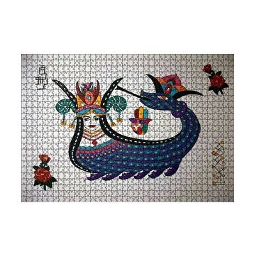 Cakapuzzle Şahmeran Çizimi 120 Parça Ahşap Puzzle