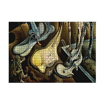 Cakapuzzle Salvador Dali Akşam Örümceği Göreli 120 Parça Ahşap Puzzle