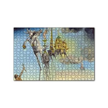 Cakapuzzle Salvador Dali Ve Gerçeküstü Fil İmgeleri Görseli 120 Parça Ahşap Puzzle