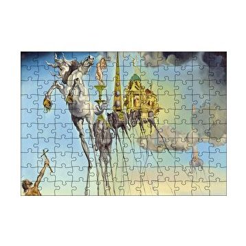 Cakapuzzle Salvador Dali Ve Gerçeküstü Fil İmgeleri Görseli 120 Parça Ahşap Puzzle