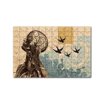 Cakapuzzle Sanatsal Anatomi 120 Parça Ahşap Puzzle