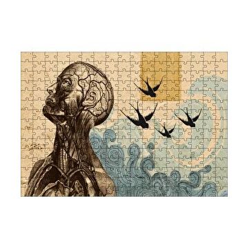 Cakapuzzle Sanatsal Anatomi 120 Parça Ahşap Puzzle