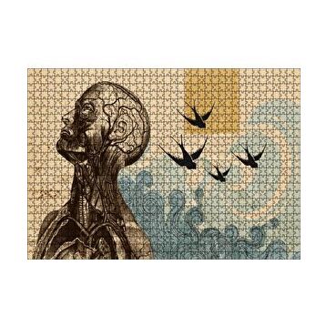 Cakapuzzle Sanatsal Anatomi 120 Parça Ahşap Puzzle