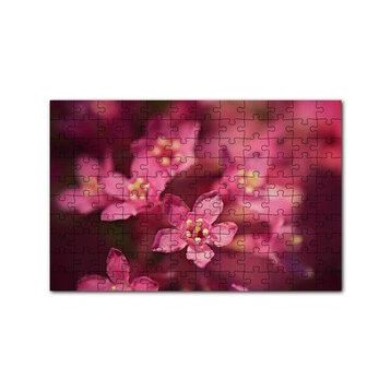 Cakapuzzle Sarı Tohumlu Kırmızı Çiçekler Yakın Çekim 120 Parça Ahşap Puzzle