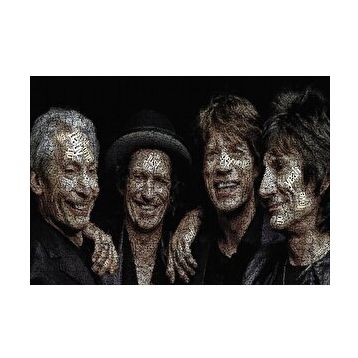 Cakapuzzle Şarkı Sözlerinden Mozaik Portre 120 Parça Ahşap Puzzle