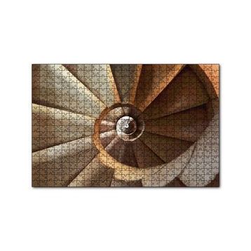 Cakapuzzle Sarmal Merdiven Üstten Görünüş 120 Parça Ahşap Puzzle